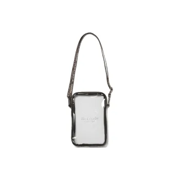 HUMAN MADE PVC Crossbody Bag, Shoulder Bag Regular Unisex Transparent & Black