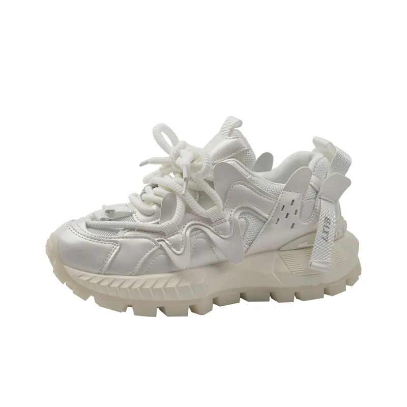 LXVB Slip-Resistant Breathable Low-Top Chunky Sneakers Women's-6