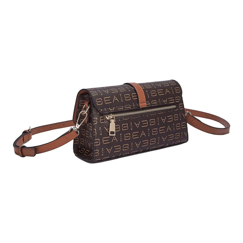 Marino Orlandi Synthetic Leather Crossbody Bag Shoulder Bag Women's Coffee-3