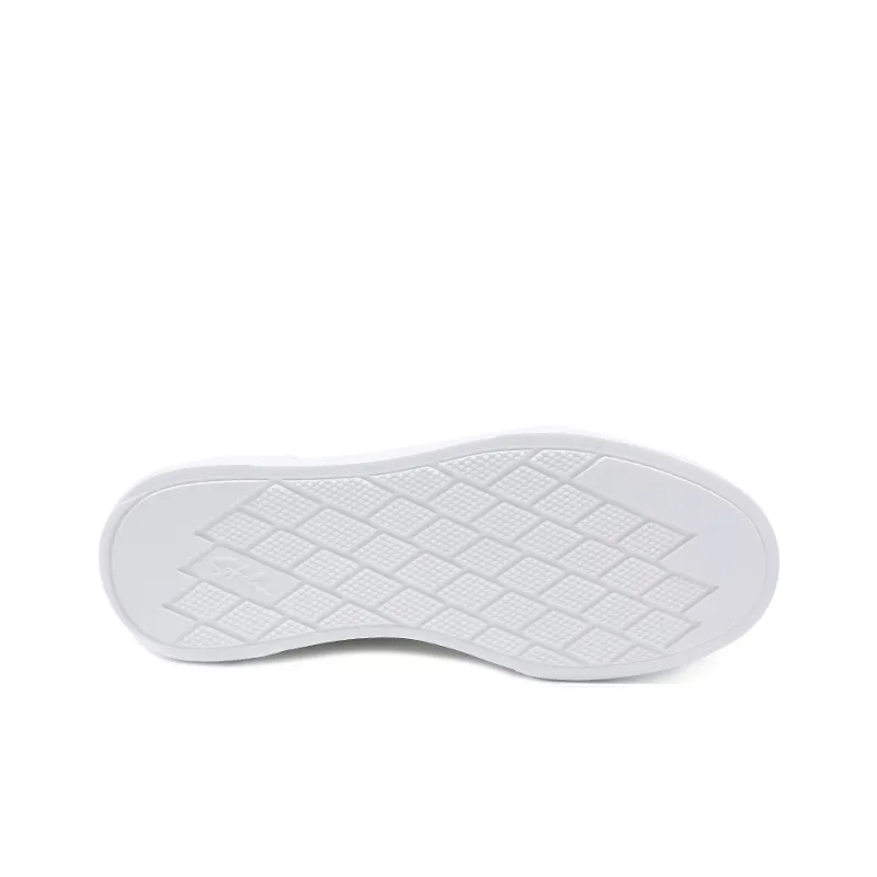 Satchi Wear resistant, Lightweight, Breathable, And Non slip. Low Top Casual Skateboard Shoes Men's White-5