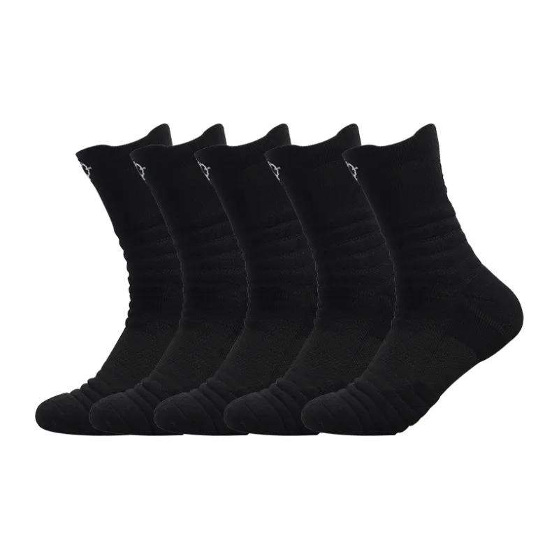 RIGORER Mid Calf Socks Unisex Solid Color-34