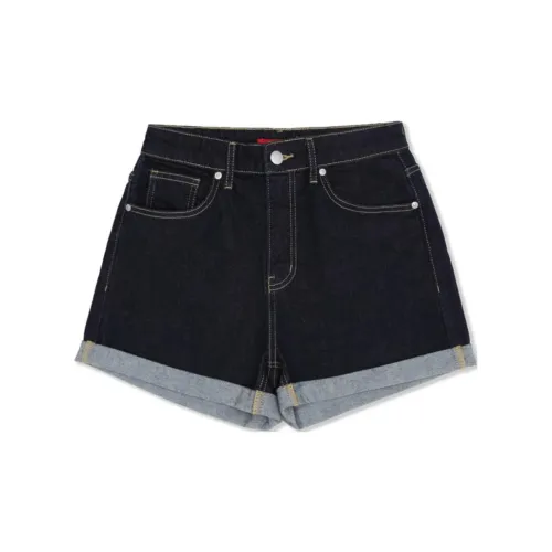 GUESS Denim Shorts Women's Dark Blue