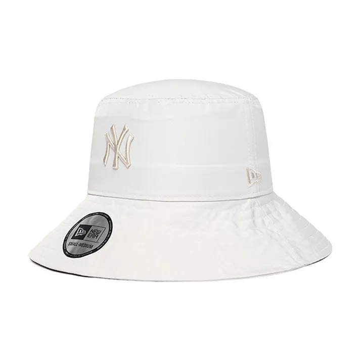 New Era Polyester Bucket Hats Unisex White-0