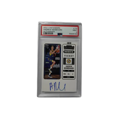 PANINI 22 23 CONTENDERS Ball Game Ticket Collection Andrew Nembhard Signature PSA9 Graded Cards 1 Pc