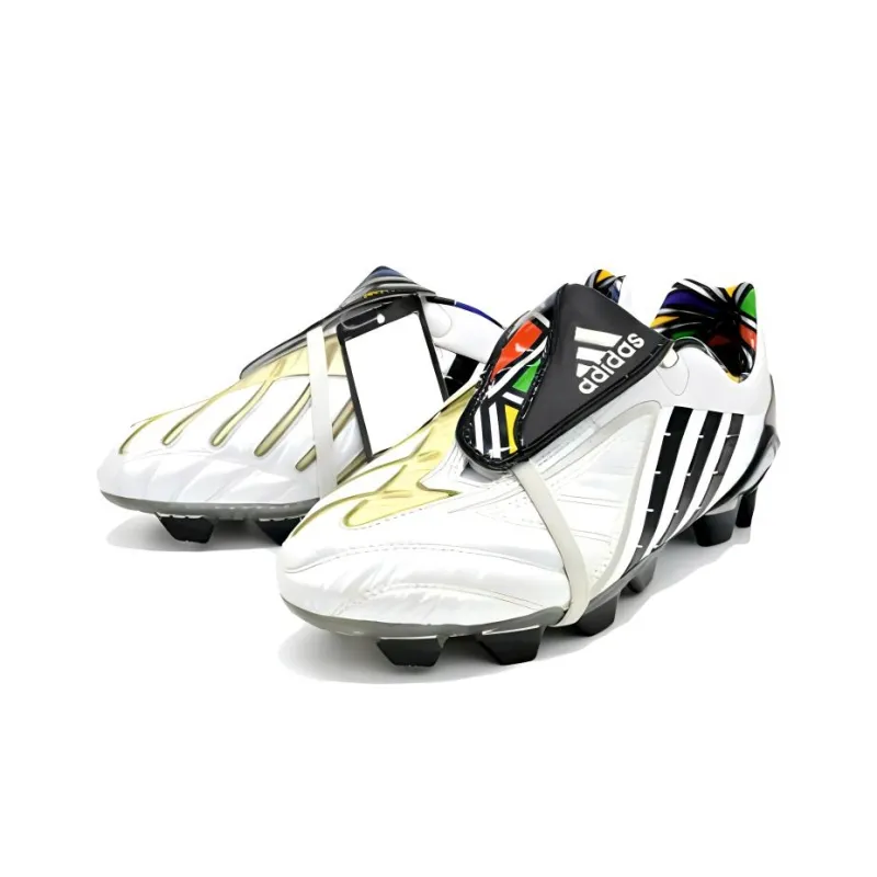 Adidas Predator Absolion FG Rubber Long Studs Cushioning Wear-Resistant Soccer Shoes Unisex White Black-3