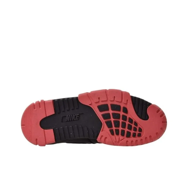 Nike Air Shark Trainer Prm Black Black Atomic Red-4