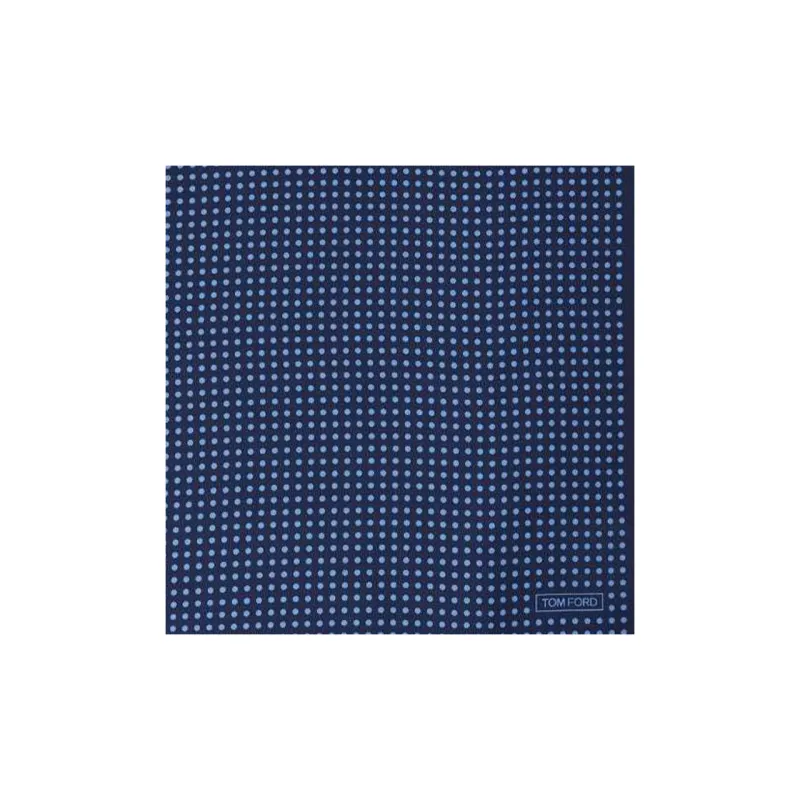 TOM FORD Polka dot Silk Pocket Square-1