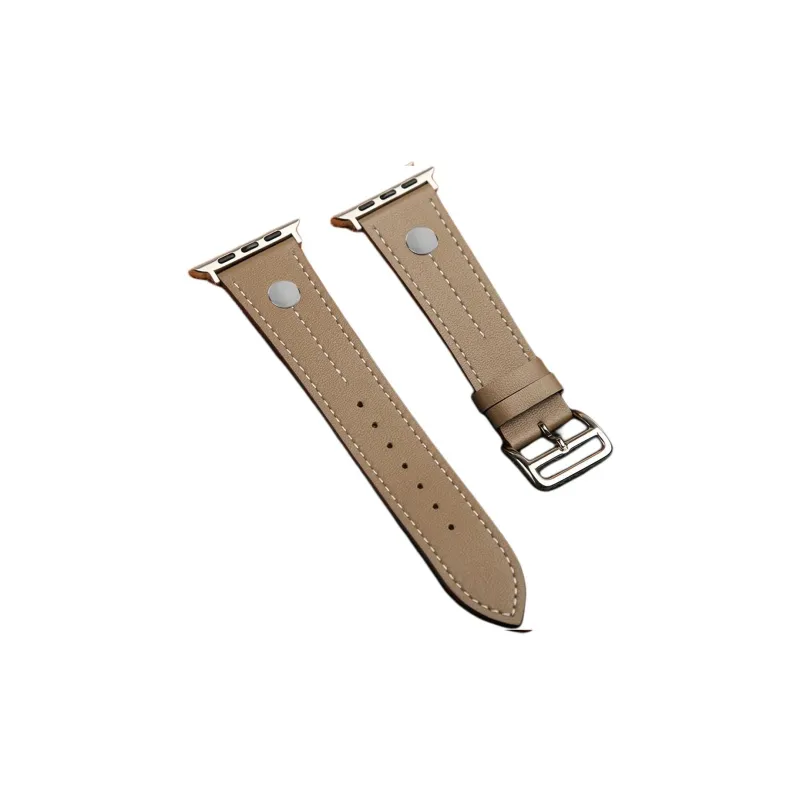 Mr. Strap Apple Compatibility Watch Band Artificial Leather Material-1