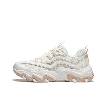 LiNing Cat's Claw Lite 2 Shock Absorbers With Slip Resistant Features Low Top Chunky Sneakers Women's Ivory