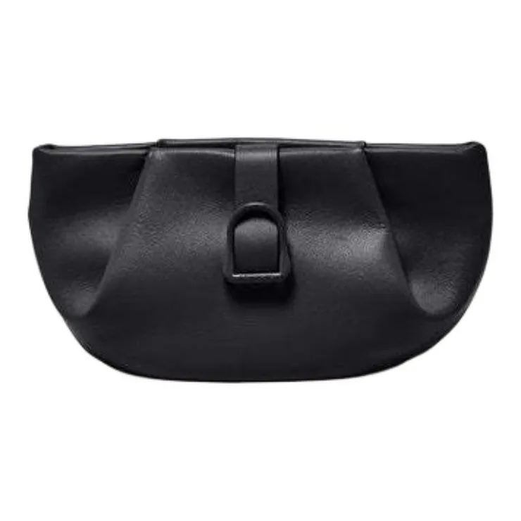 SENREVE Leather Horn Puffy Handbag Shoulder Bag Women's Black-1