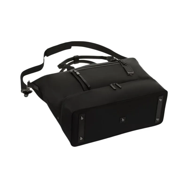 TUMI Leather Travel Bag Women's Black-2