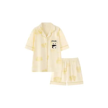 Han Ziduo Pajama Set Women's Warm Yellow