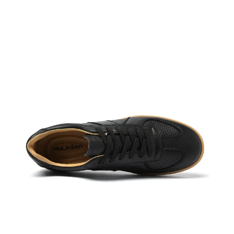 Mulinsen German Army Trainers Wear resistant, Lightweight, Breathable, And Non slip. Low Top Casual Shoes Men's-10