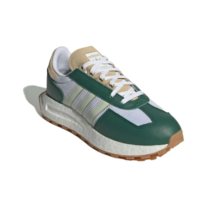 Adidas Originals Retropy E5 Anti Slip Wear Resistant Low Top Casual Shoes Unisex Green White-2