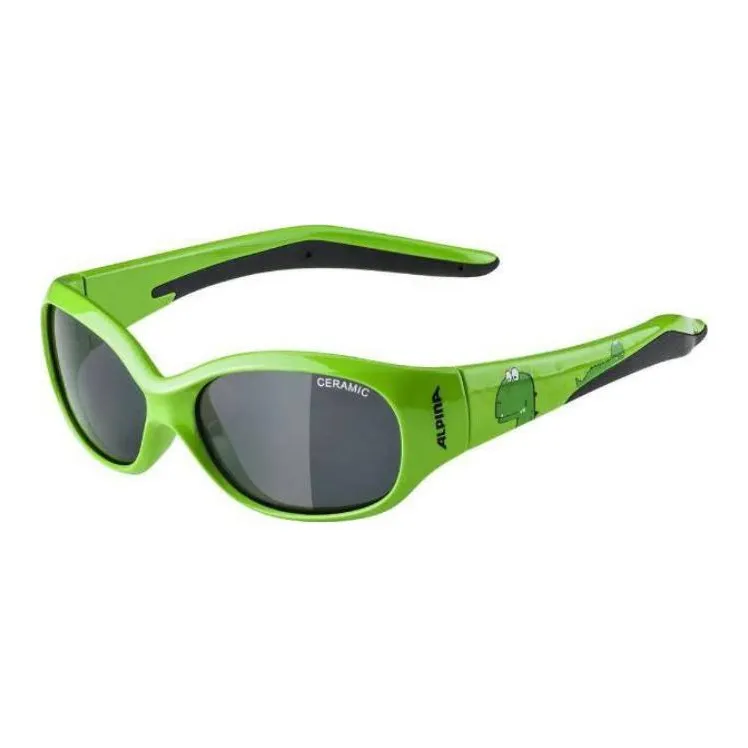 ALPINA Plastic Irregular Shape Sunglasses Kids' Green-0