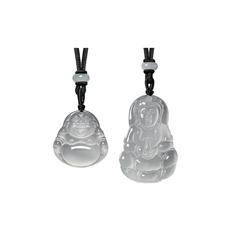 Princess Cui Chalcedony Jade Necklaces Unisex-6