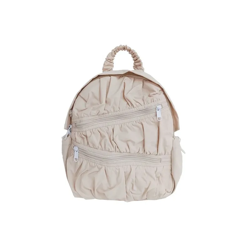 Parker Bear Composite Cloth Backpack Regular Unisex Purple/Blue/Beige-6