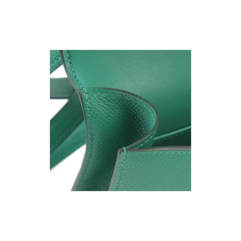 HERMES Constance Epsom Leather Shoulder Bag Crossbody Bag Women's U4 Vert Vertigo Iridescent Green/Velour Green-8
