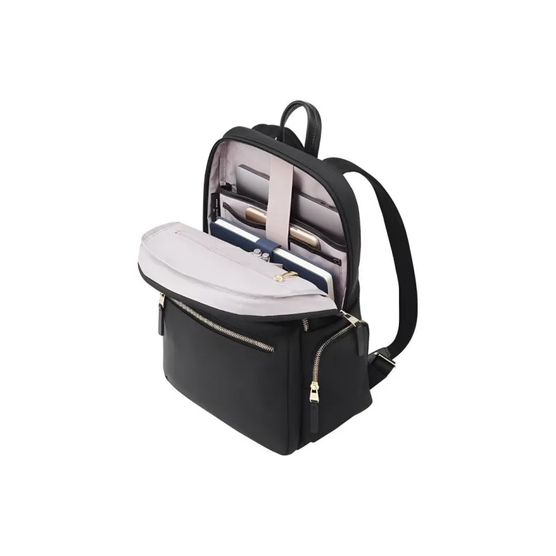 SAMSONITE Fabric Backpack Small Size Unisex Black/Antique Pink-4