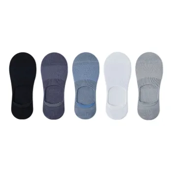 MIIOW No Show Socks Men's 5 Pack Mixed Color