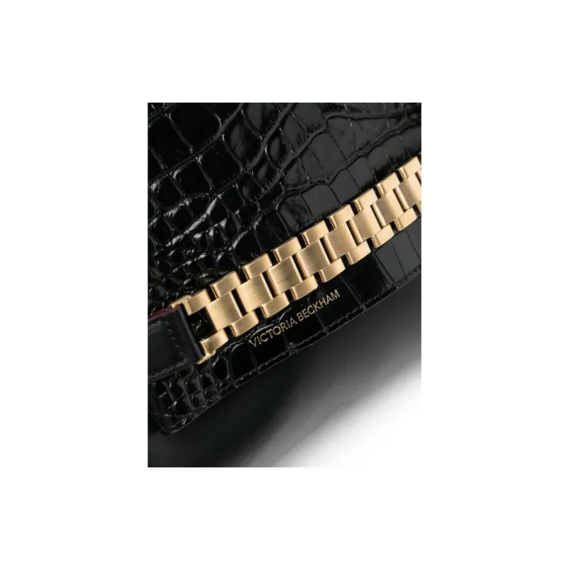Victoria Beckham Embossed Chain Pouch Bag-6