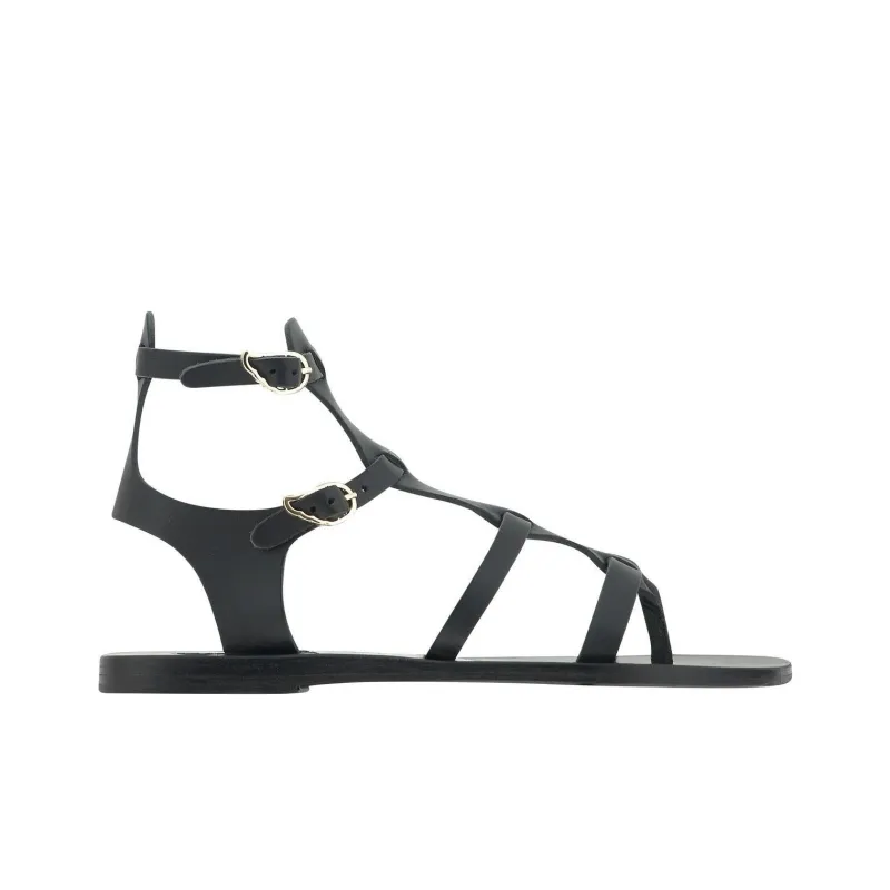 ANCIENT GREEK SANDALS Stephanie Roman Sandals Women's Black-1