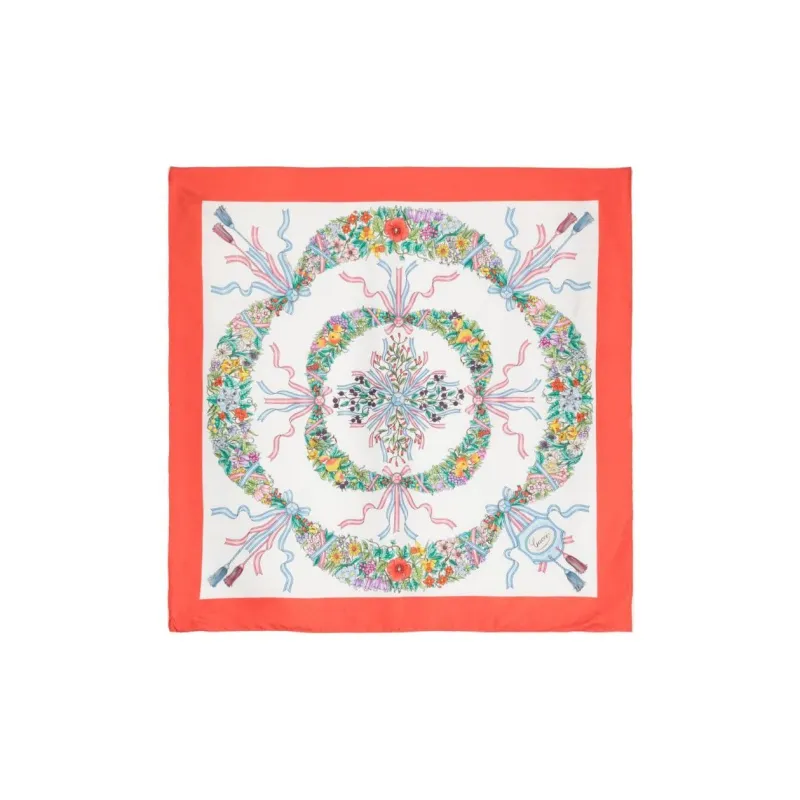 GUCCI Fruit print Silk Scarf-0