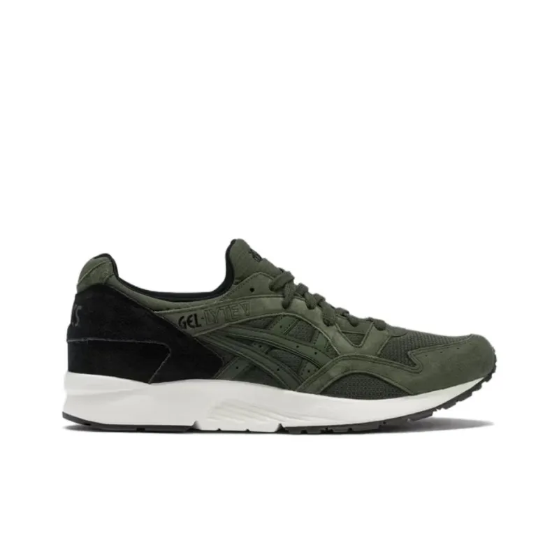 Asics Gel Lyte 5 Anti Slip Wear Resistant Low Top Running Shoes Men's Army Green-1