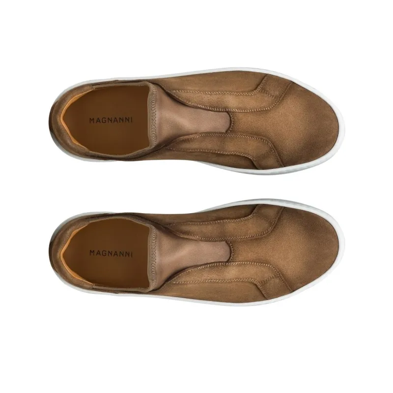 Magnanni LEVE SLIP Low-Top Skateboard Shoes Men's Umber-3