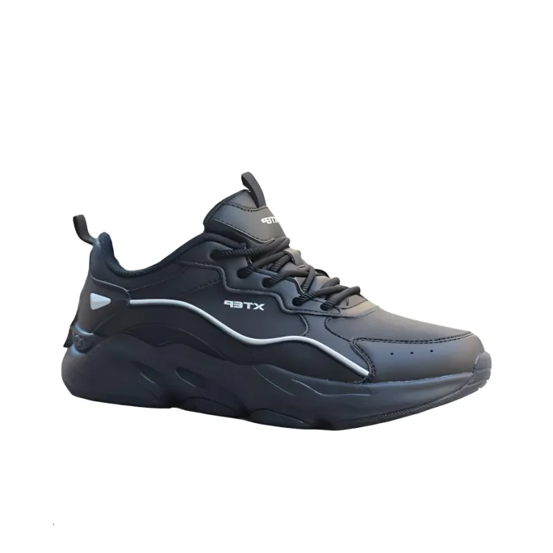 XTEP Cushioning Lightweight Low Top Sprint Running Shoes Women's Black-1