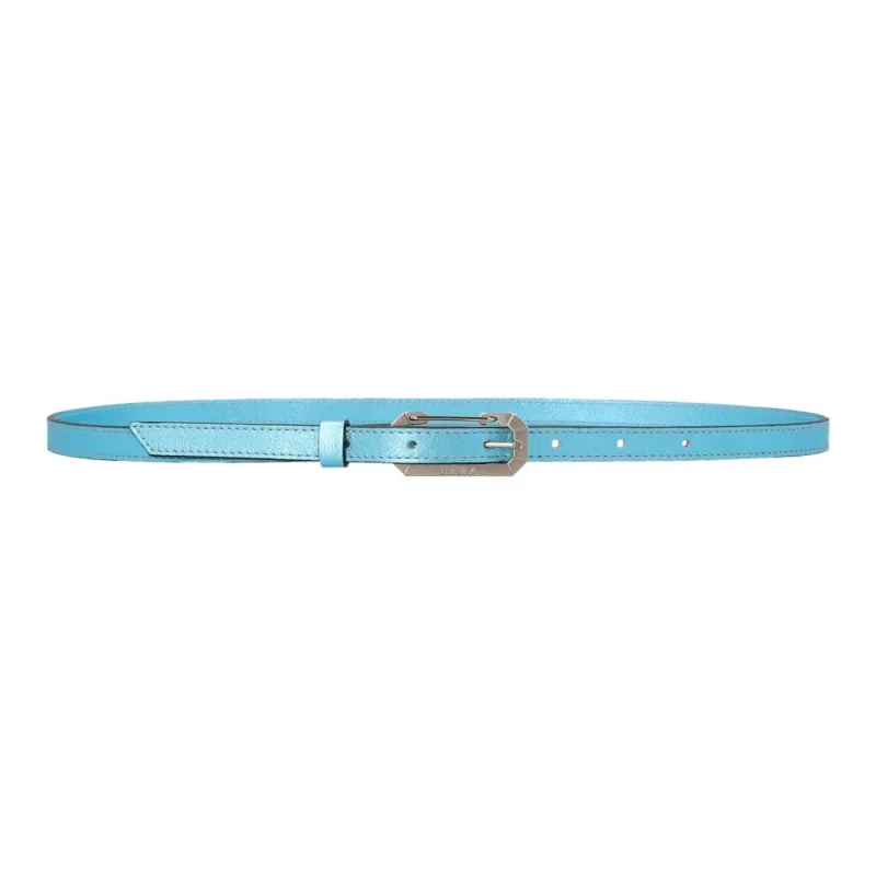 Eera Logo engraved Buckle Metallic Belt-0