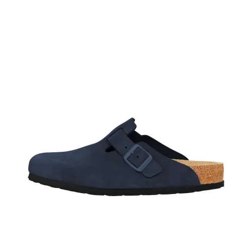 Birkenstock Slip Resistant Slippers Unisex Dark Blue Narrow Fit