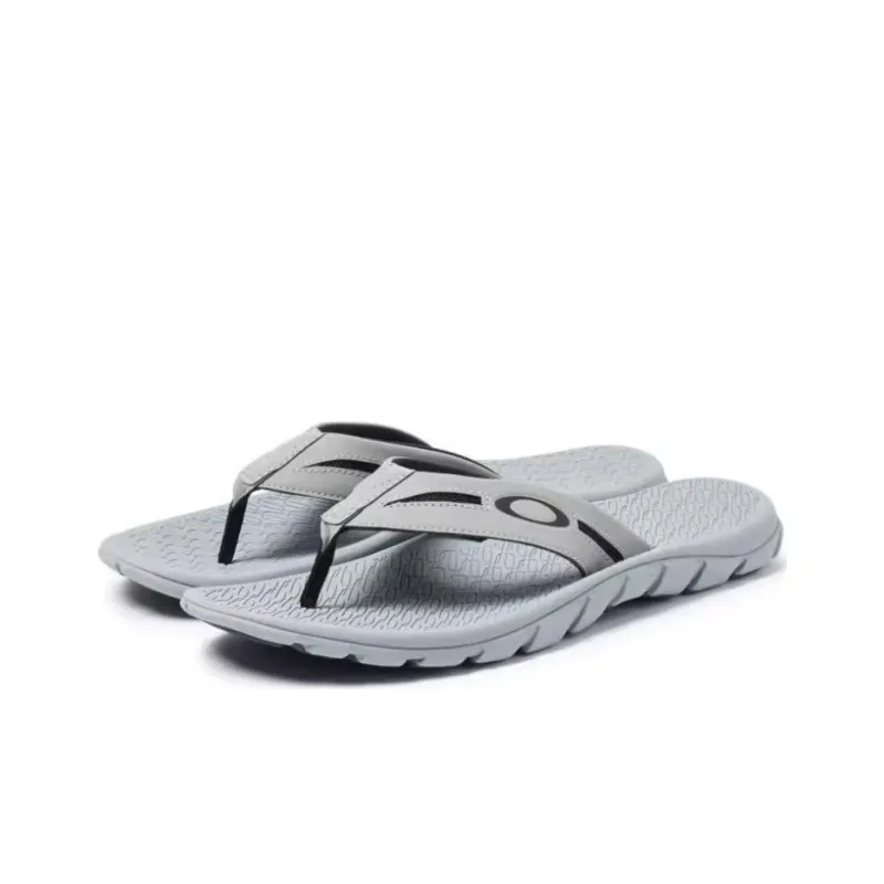 Oakley Abrasion Resistant Slip Resistant Flip Flops Men's Gray-2