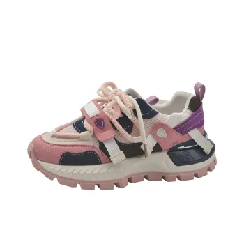 LXVB Slip-Resistant Breathable Low-Top Chunky Sneakers Women's