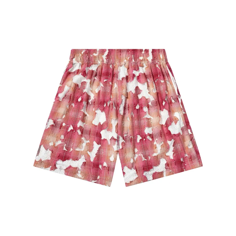 JUST VIBE Casual Shorts Unisex Pink-1