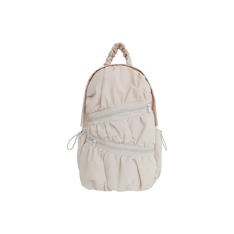 Parker Bear Composite Cloth Backpack Regular Unisex Purple/Blue/Beige-5