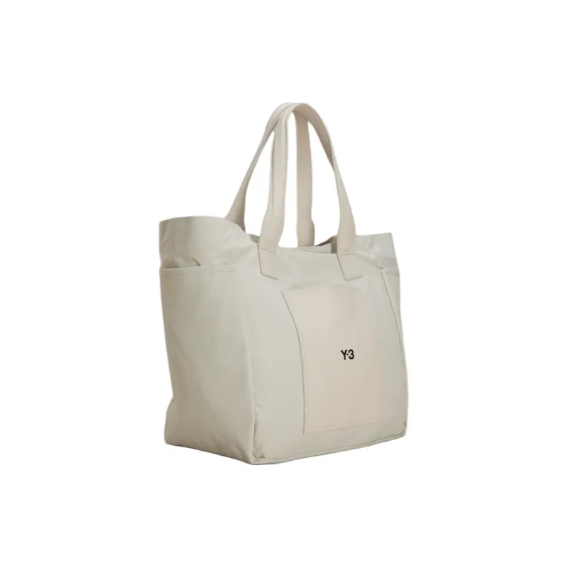 Y 3 Nylon Handbag Shoulder Bag Regular Unisex Ecru-1