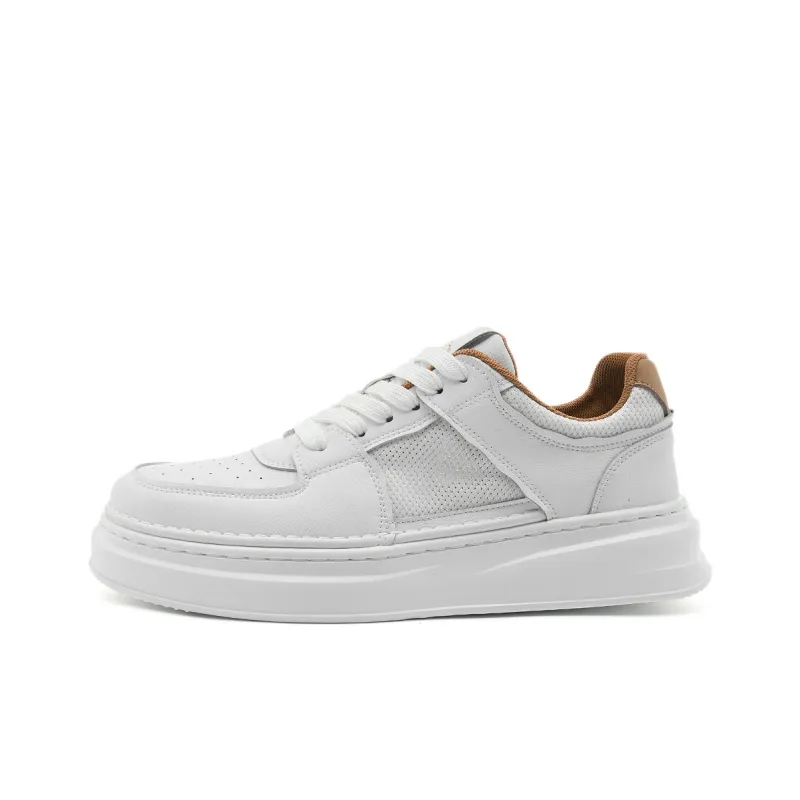 HLA Casual Skateboard Shoes With Perforated Breathable Comfortable Sports Sneakers Men's-7