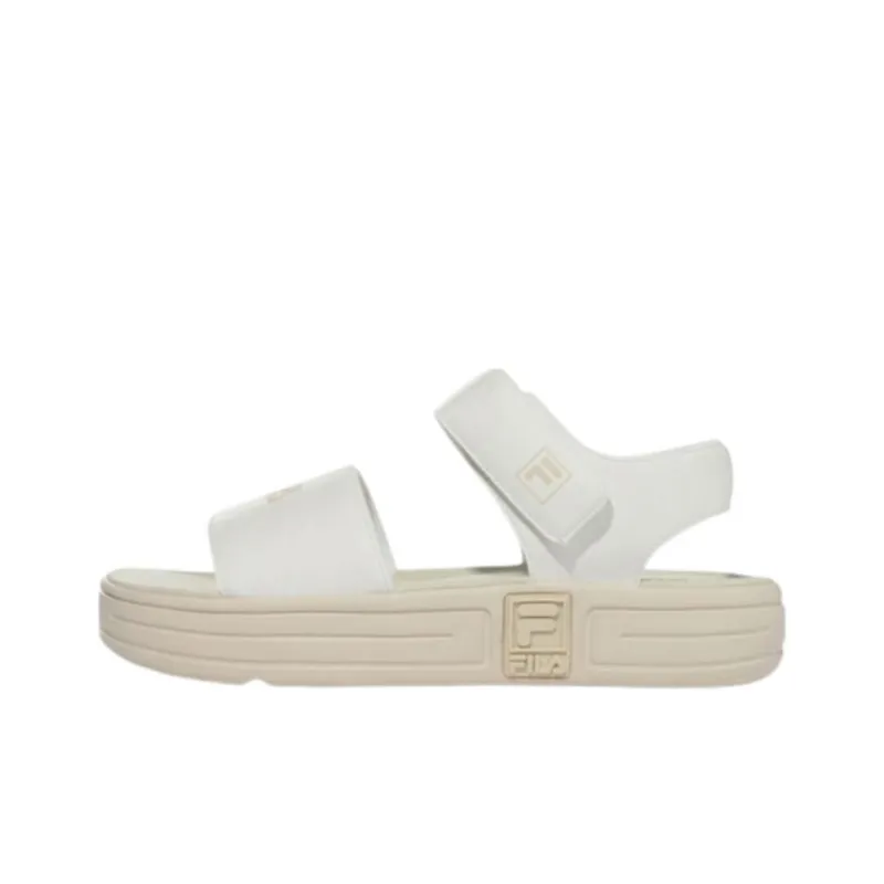 FILA Court Sd Beach Sandals Unisex White Korean Style-0