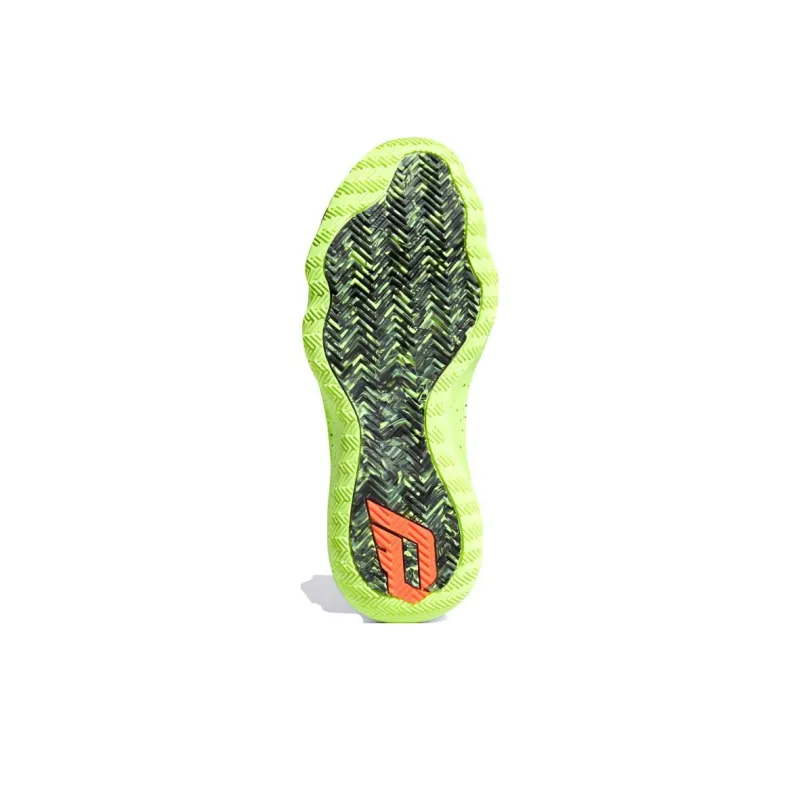 Adidas Dame 6 Black Signal Green Coral-4
