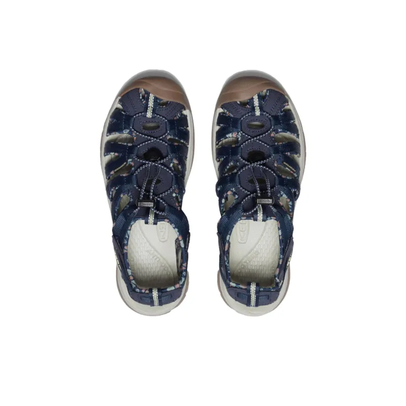 KEEN Whisper Series Slip-Resistant Breathable River Trekking Shoes Women's Blue Brown-3
