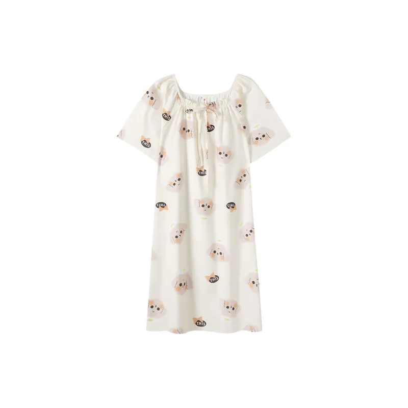 Ordifen Nightgown Women's White-0