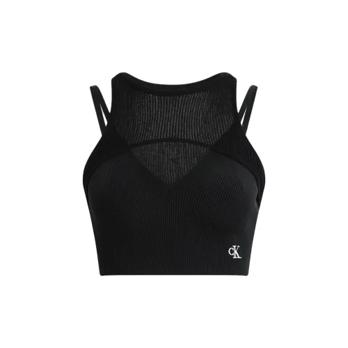 Calvin Klein Tank Tops Women's Black