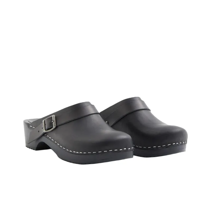 Swedish Hasbeens x FILIPPA K Wrap-toe Slippers Unisex Black-2