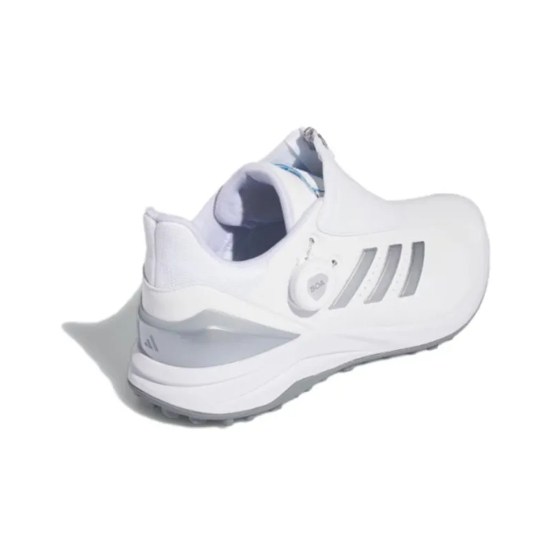Adidas Solarmotion Boa 24 Spikeless Golf Cloud White Silver Metallic Blue Burst-2