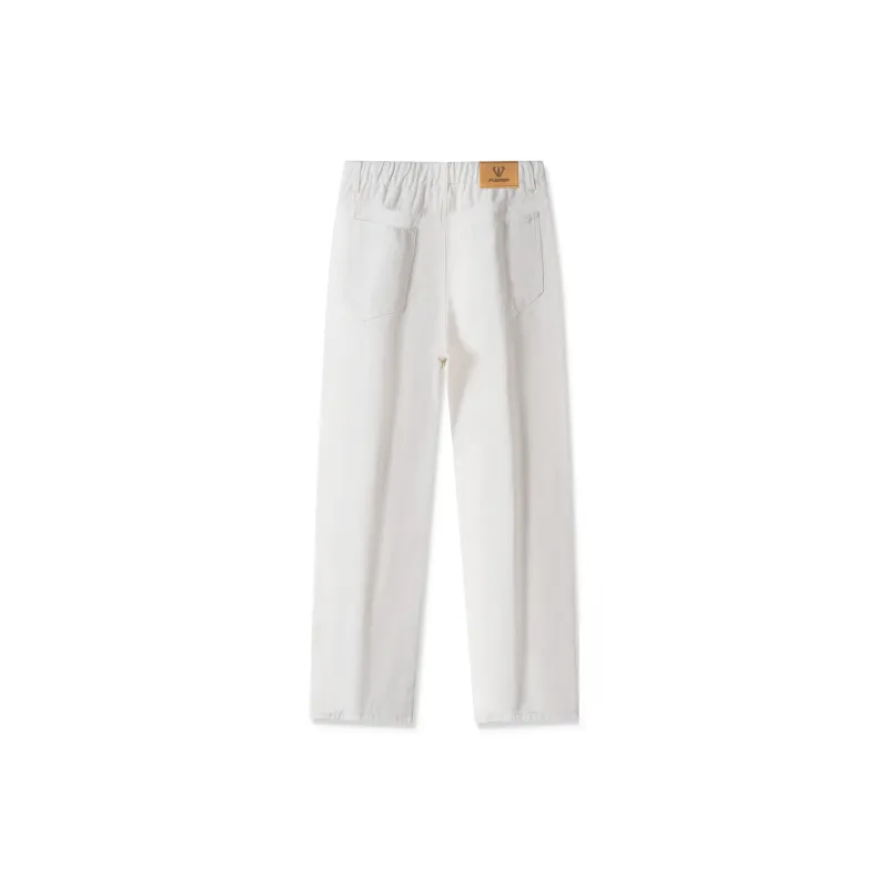 FUERZA CleanFit Jeans Unisex White-1