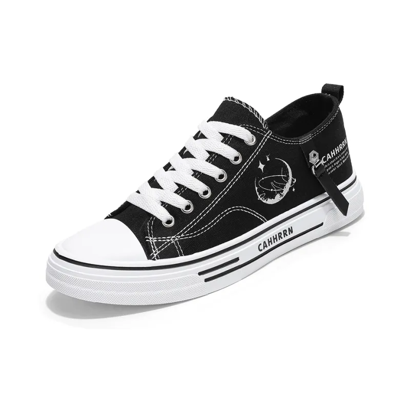 CAHHRRN Slip-Resistant Breathable Low-Top Canvas Shoes Men's-1