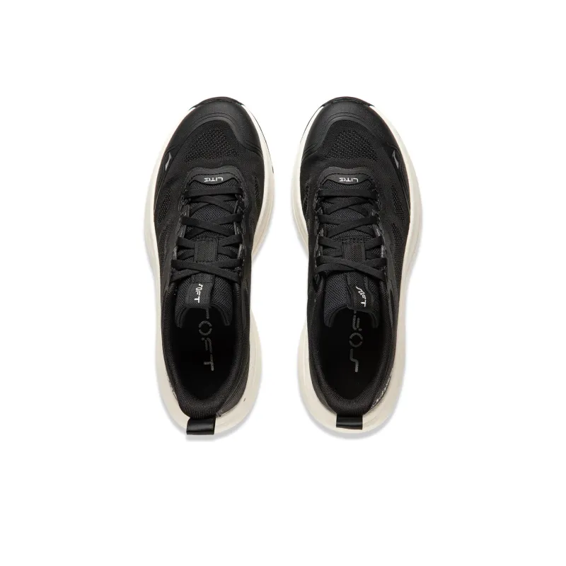LiNing Soft Lite Wear resistant Lightweight Breathable And Non slip. Low Top Casual Shoes Women's Black-3