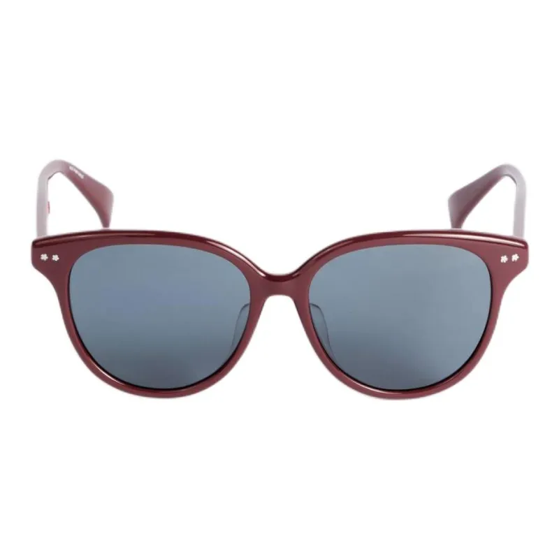 KENZO Acetate Oval Sunglasses Women's Red-1