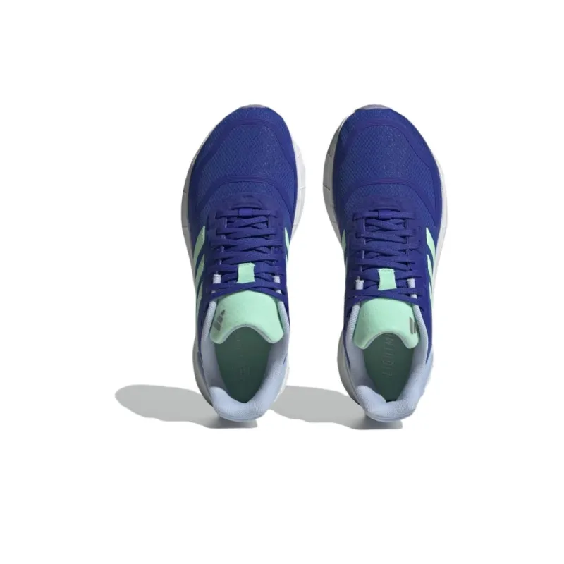 Adidas Duramo 10 Anti-Slip Wear-Resistant Low-Top Casual Running Shoes Women's Blue Green-2